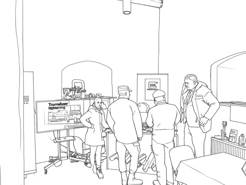 Vizita Gaston Glock 2005